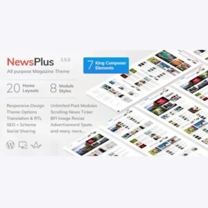 NewsPlus - News and Magazine WordPress theme