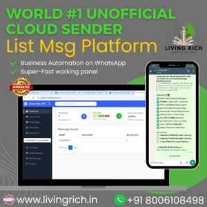 Unofficial Cloud WhatsApp Sender- Plans 3/M, 6/M, 1 Year